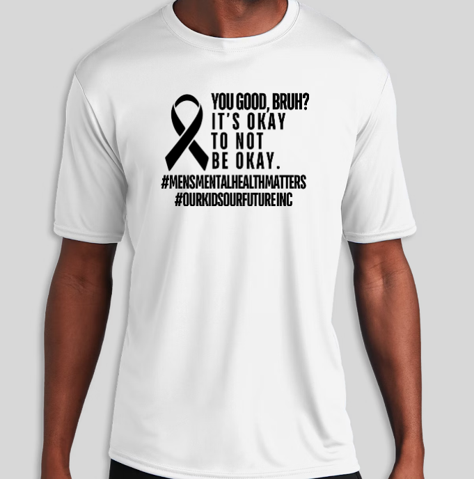 You Good, Bruh? White/Black Dri-Fit Tee