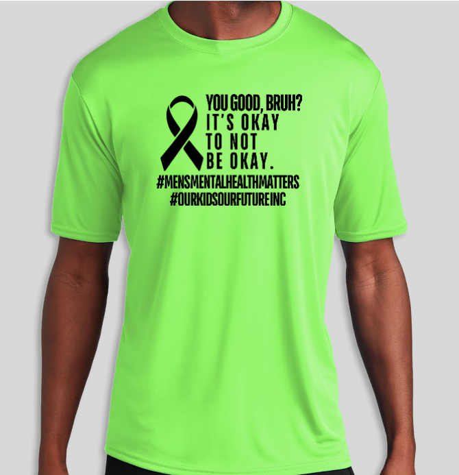 You Good, Bruh? Lime/Black Dri-Fit Tee